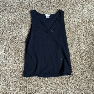 Black tank top, S, Old Navy